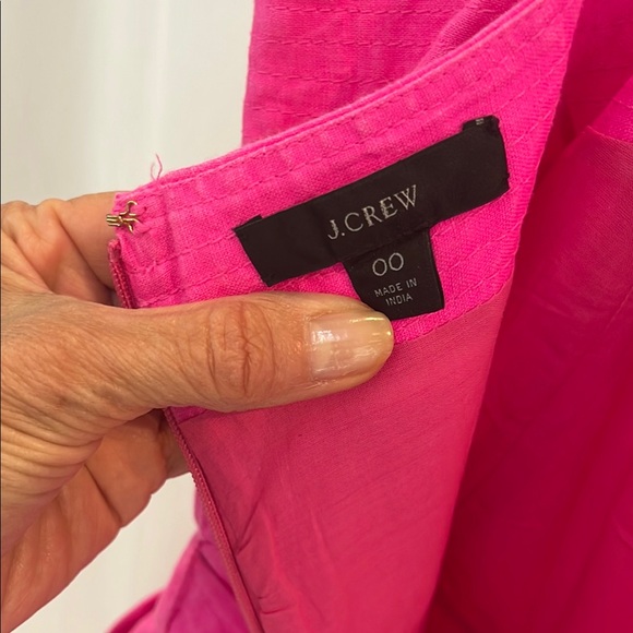 J.Crew Elegant Linen Pink Sleeveless Jumpsuit - Picture 5 of 8